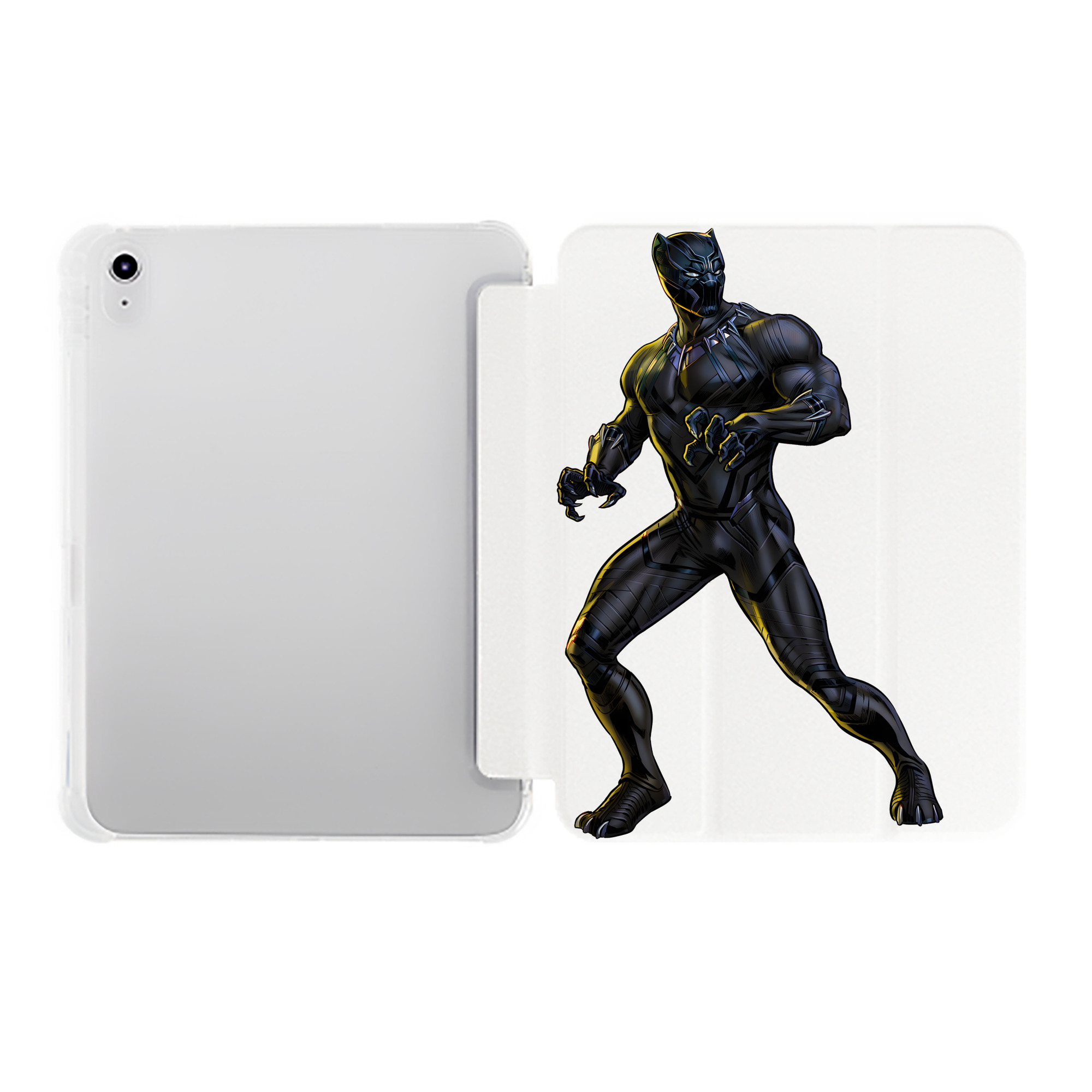 （画像用） アベンジャーズ The Avengers IPad ケース ペン収納付き 三つ折りスタンド PUレザー×シリコン 対応機種9.5/10.5/10.9インチ